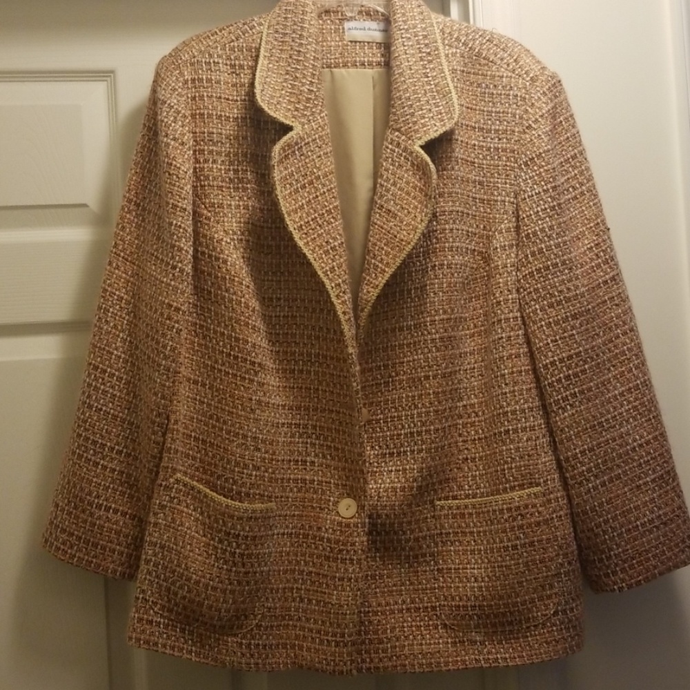 Alfred Dunner,Lined Jacket, Multi Color, Size 22W